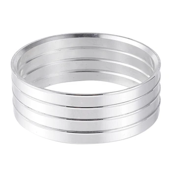 4 vnt aliuminio automobilio stebulės centrinis žiedinis ratas tarpiklis centrinis centrinis žiedas žiedai 105-100, 105-65.2